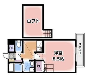 ルピナスⅡの物件間取画像